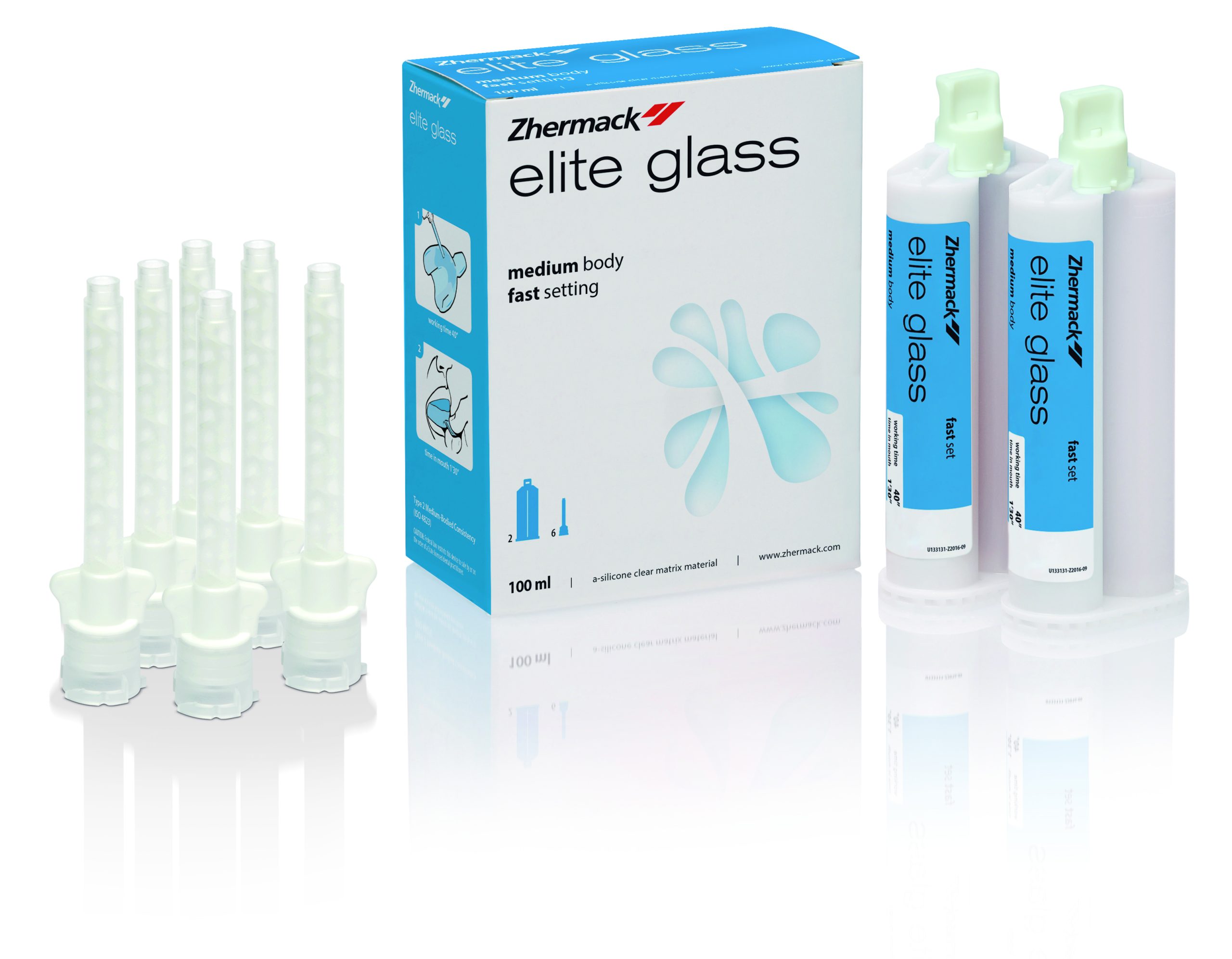 SILICONA TRANSPARENTE ELITE GLASS ZHERMACK - Dental83